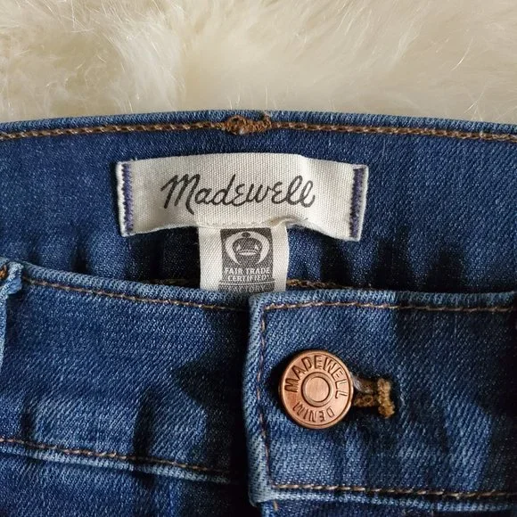 Madewell 10 High-Rise Skinny Jeans in Brockton Wash Size 28 EUC